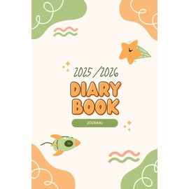 Diary 2025/26: Two-Year Planner for Daily Notes, Appointments, and Goals.