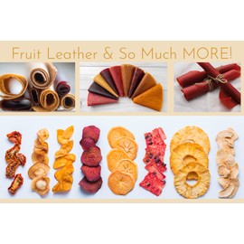 2 Edge Fruit Leather Silicone Dehydrator Sheets for Nesco Round Dehydrators Lip Mold Hold Batter Liquid Fruit Roll Up Fruit Leather Circle Reusable Flexible Non Stick Non-Toxic