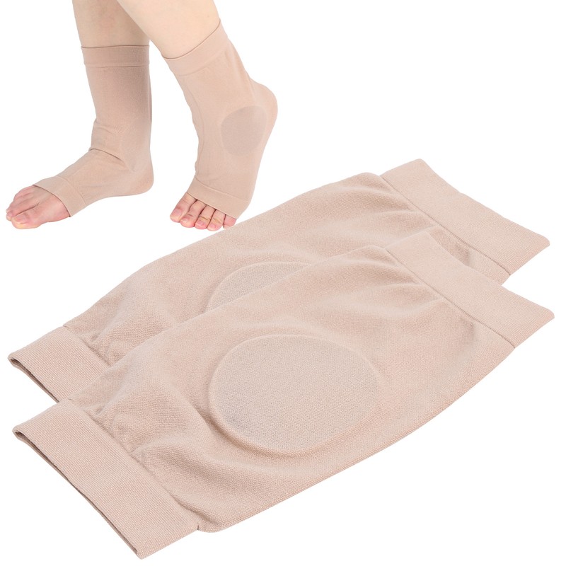 1Pair Both Sides Protective Pads Silicone Ankle Heel Foot Protection