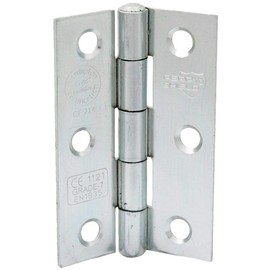 75MM 3" CE7 FIRE Door Hinge -ZINC Plated | Hinge Fasteners/Hardware, 1 X Qty - 5000-0075ZP-140