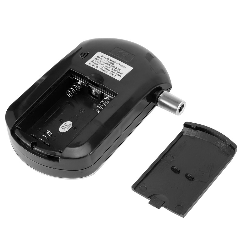 LCD Digital Breath Tester Mini Portable Blowing Type Professional Breathalyzer