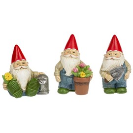 Ganz Little Good Luck Gnome Figurine - You Will Receive 1 Gnome - Brown, Neutral