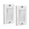 Bates Magnetic Light Switch Guard, 2 Pack, Clear, Child Proof