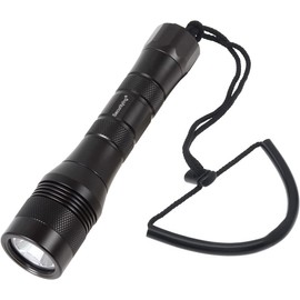 SecurityIng Dive Torch, 1000 Lumens Scuba Diving Torch, 9 Degrees Narrow-Angle Beam 150M Underwater Torch, IP68 Waterproof Diving Safety Light Night Dive Torch for Diving Fishing Caving Spearfishing