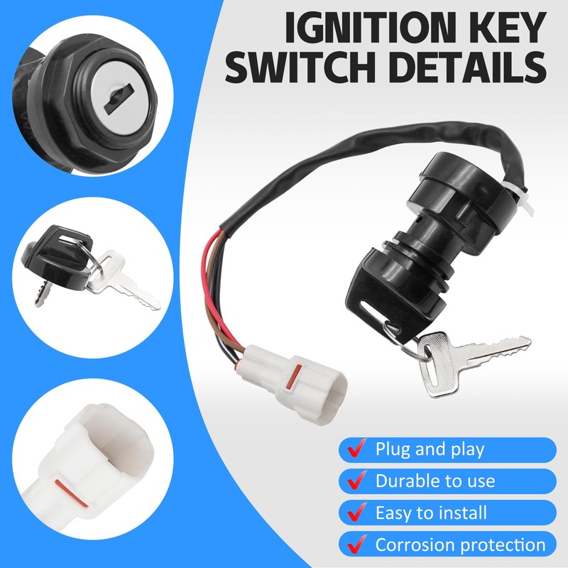 M MATI Start Stop Headlight Switch & Ignition Key Switch