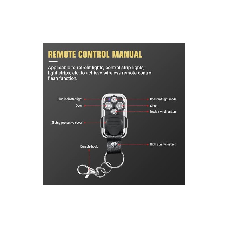 RIGIDON Wiring Harness Cable Set Relay Adapter for Car Headlights