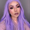 Angle Lucky Purple Lace Front Wig for Women Long Straight