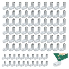 80 Pcs PCB Board Mounting Feet,with 80 Pcs Screws,Motherboard Standoffs L-Shape Plastic Feet,Circuit Board Standoffs,Console Motherboard Accessories Parts,Mounting Hardware