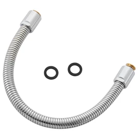 Favorpo 18" Commercial Sink Faucet Sprayer Hose Stainless Steel Commercial Kitchen Sink Faucet Pre-rinse Sprayer Flexible Hose Replacement Kit