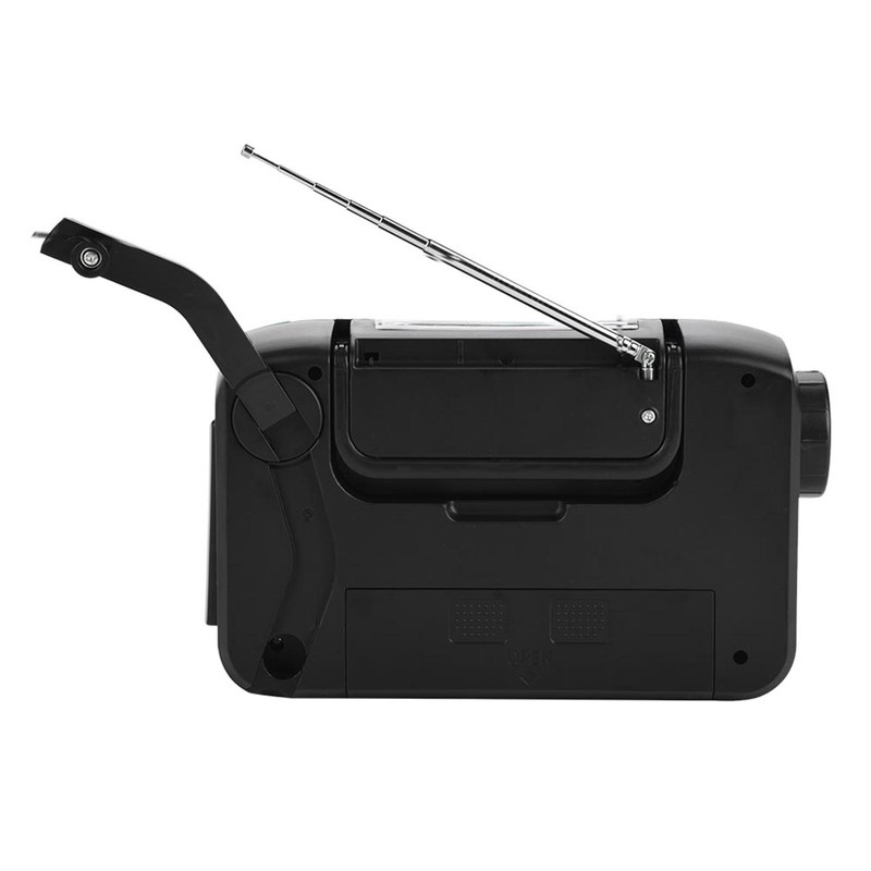 FM/AM/SW Solar Hand Crank Radio Memory Card Music for Bluetooth