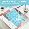 Silicone Mini Muffin Pan with Frame: Nonstick 24 Muffin Tins