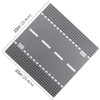 Feleph Classic Road Base Plates, City Street Straight Road Building