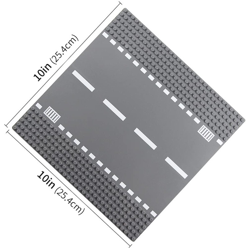 Feleph Classic Road Base Plates, City Street Straight Road Building