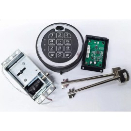 WAHLINPARTS Digital Keypad Lock Gun Safe Lock Replacement Electronic Solenoid Lock 2 Keys