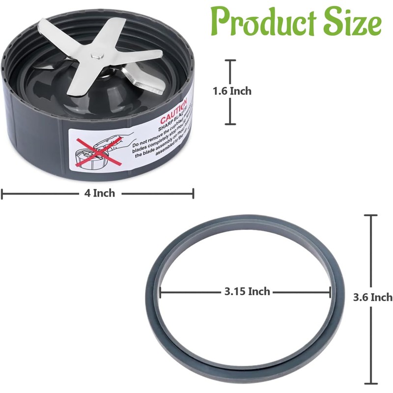 Replacement Extractor Blade for Nutri Bullet 600w/900w Blade Series -