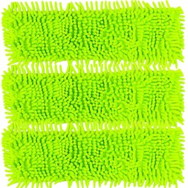 VR7 Microfiber Mop Head Replacement – Washable Mighty Pads for Wet & Dry Cleaning – Pack of 3 – Compatible with Most Mop Frames – Perfect for Hardwood, Tile, Vinyl & Walls