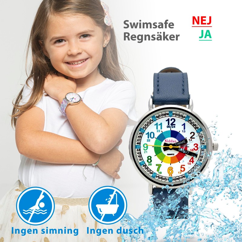 Kiddus Learning Watch for Children, Boys and Girls, Analogue Watch