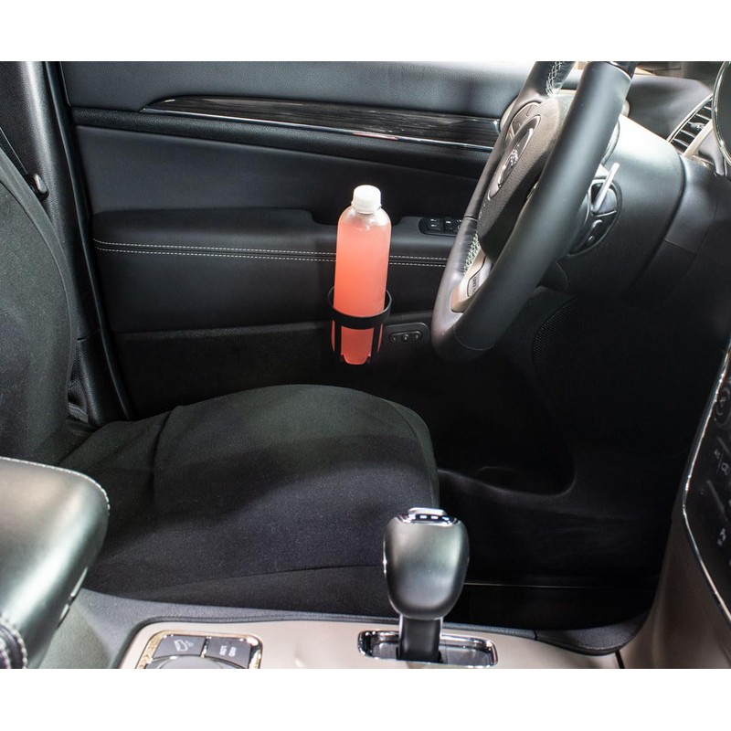 Custom Accessories 92206 Black Small Cup Holder, (Twin Pack)