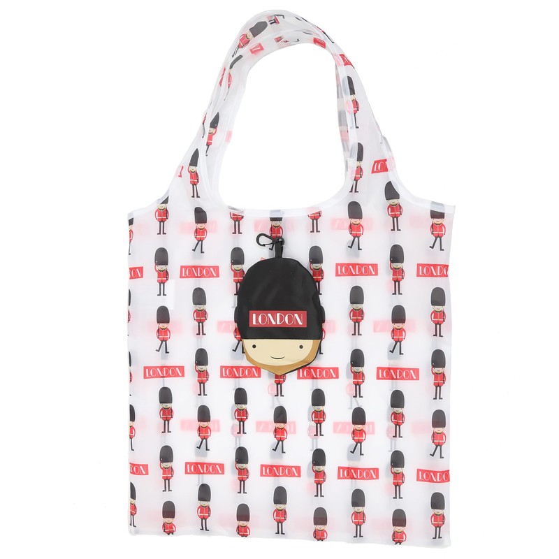 Puckator Foldable Reusable Shopping Bag - London Souvenir Guardsman Design