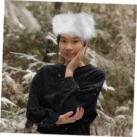 COLLBATH Faux Fur Headband for Women Warm Comfortable Winter Ear Warmer Faux Fur Stylish Accessory for Cold Weather Activities