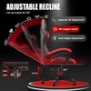 Bigzzia Gaming Chair, Computer Game Chair with Lumbar Support, Comfortable