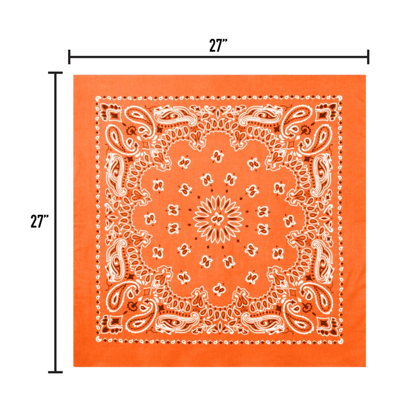 Rothco Trainmen Paisley Bandana – Multipurpose Outdoor Utility Survival Headwrap,