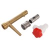 Quick Coupler Valve Key G3/4 Brass Efficient Garden Hose Underground