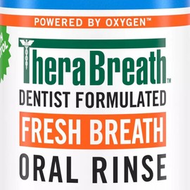 TheraBreath Fresh Breath Mouthwash - Icy Mint Oral Care - Size: 16 fl oz