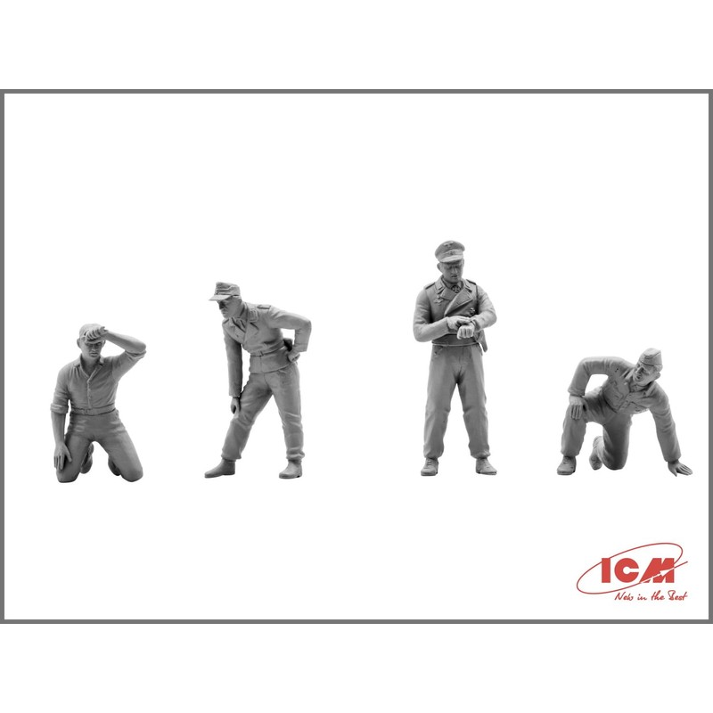 ICM Models German Tank Crew 1943-1945 Building Kit (ICM35211)