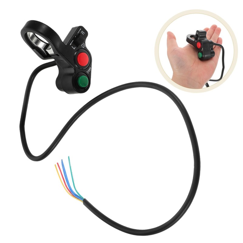 Alipis Motorcycle Handlebar Signal Switch Turn Signal Headlight Horn Control