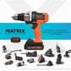 BLACKDECKER MATRIX 20V MAX Kit de herramientas eléctricas, incluye taladro