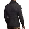 Leif Nelson Men's Pullover Knit Sweater Chunky Knit Shawl Collar