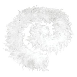 Bristol Novelty BA1672 White Feather Boa | for Women 80g, one Size