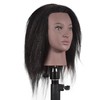 RUISIMEI Training Head 100% Real Hair Cosmetology Mannequin Head Mannequin