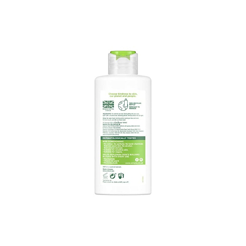 Simple Kind to Skin Replenishing Rich Moisturiser 125ml, 12 Hour
