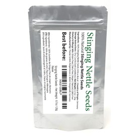 Stinging Nettle Seeds (Urtica Dioica) from Germany - Pure Vegan Protein Source, Dried Nettle Seeds - Net Weight: 0.7oz/20g. Non GMO, Gluten Free.
