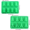 EPYHREHM Frog Silicone Chocolate Molds Passover Frog Mold For Hard