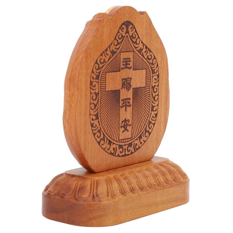 Wooden Holy Family Figurine Statue Exquisite Delicate Durable Stable Beech