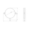 LIRAST 6.3" Pipe Hanger - Metal Duct Clamp with Rubber
