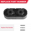 Exhaust Muffler Hanger Insulator (2pcs) 15092802 Fits for Chevy Express