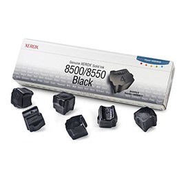 Xerox Genuine Xerox - 6 - black - solid inks - for Phaser 8500DN, 8500N, 8550DP, 8550DT, 8550DX