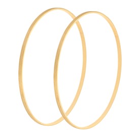 PATIKIL 11.8 Inch Wooden Bamboo Floral Hoop, 2Pack Craft Rings for DIY Wedding Wreath Decor, Dream Catcher and Hanging Crafts