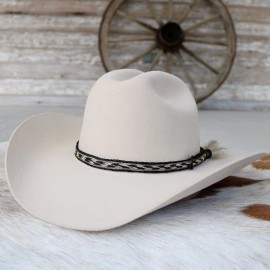 Willow Lane Hat Co. Horsehair Braided Single Tassel Hat Band - Las Cruces