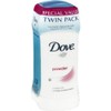 Dove Antiperspirant Deodorant, Powder, Twin Pack (4 Count of 2.6