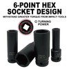 GOSWIFT 29pcs 1/2" Drive Impact Socket Set, Deep & Standard