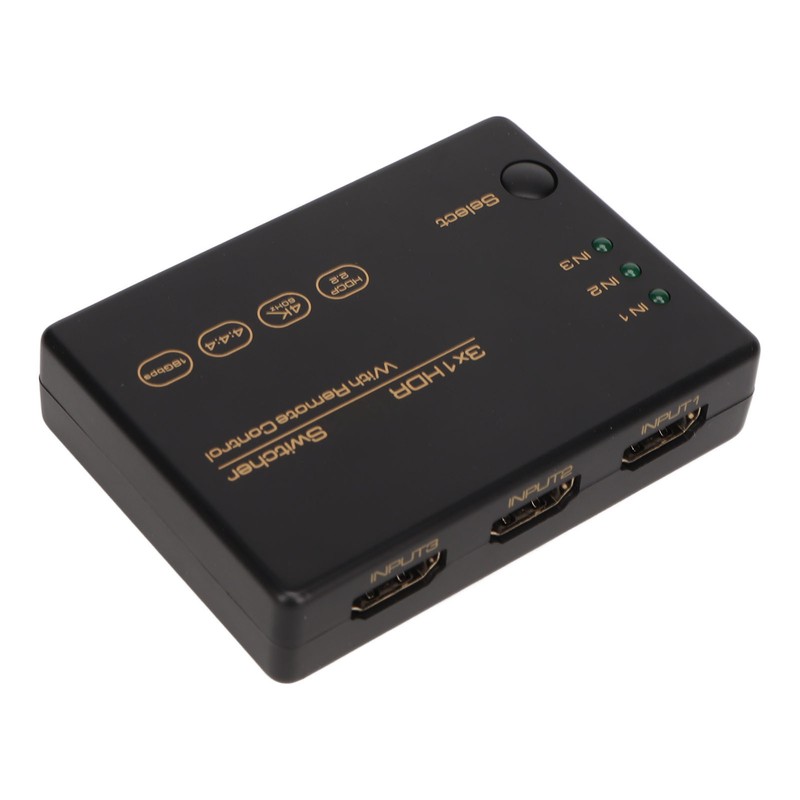 4K HD Switcher 3 in 1 Out 4K 60Hz HDR