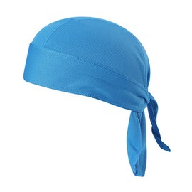 TOPLOR Sweat Wicking Beanie Cap Hat Skull Cap Pirate Hat Bandana Head Wrap for Men and Women (Light Blue)