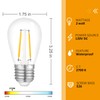 Jslinter 100Pack 2W S14 LED String Light Bulbs Replacement, 120LM,