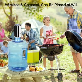Water Bottle Pump 5 Gallon USB Charging Automatic Drinking Portable Electric Water Dispenser/Switch