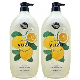 Shower Mate 샤워메이트 유자 바디워시 1200ml 2개 [05 샤워메이트 바디워시 복숭아 1.2kg 2개] Shower Mate Yuzu Body Wash 1200ml 2-pack [05 Shower Mate Body Wash Peach 1.2kg 2-pack]